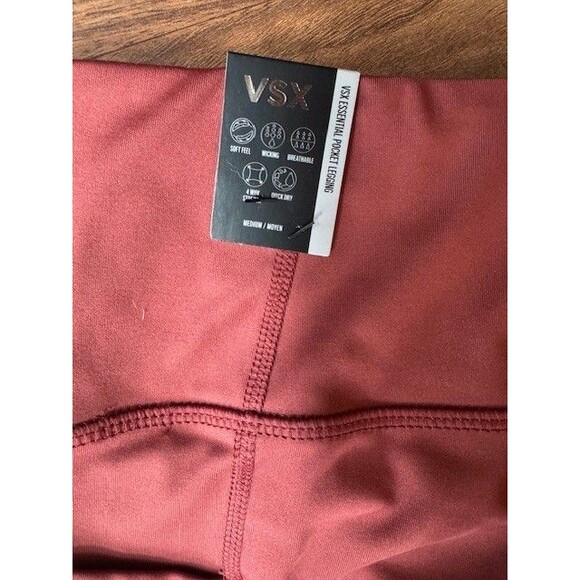 VSX Essential High-Rise Pocket Legging 25” MED Russet Pink Victoria's Secret NWT - Picture 9 of 10